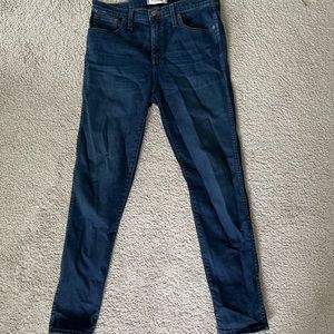 Madewell 10” inch High Rise Skinny Jeans Size 29